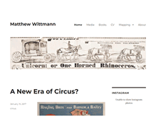 Tablet Screenshot of matthewwittmann.com